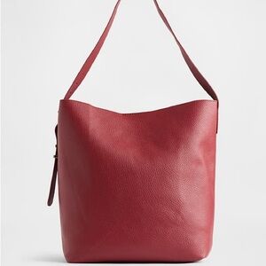 Gap Vegan Leather Bucket Tote Bag